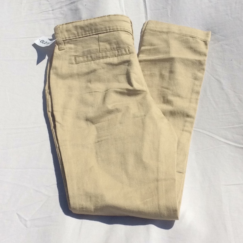 Girls khaki pants size 12slim. NWT